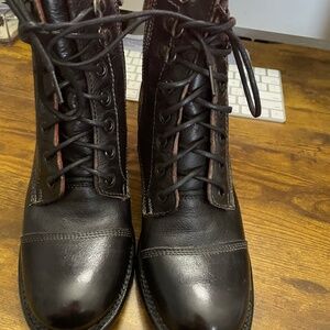 Leather boots Brooklyn lace up Ankle boots